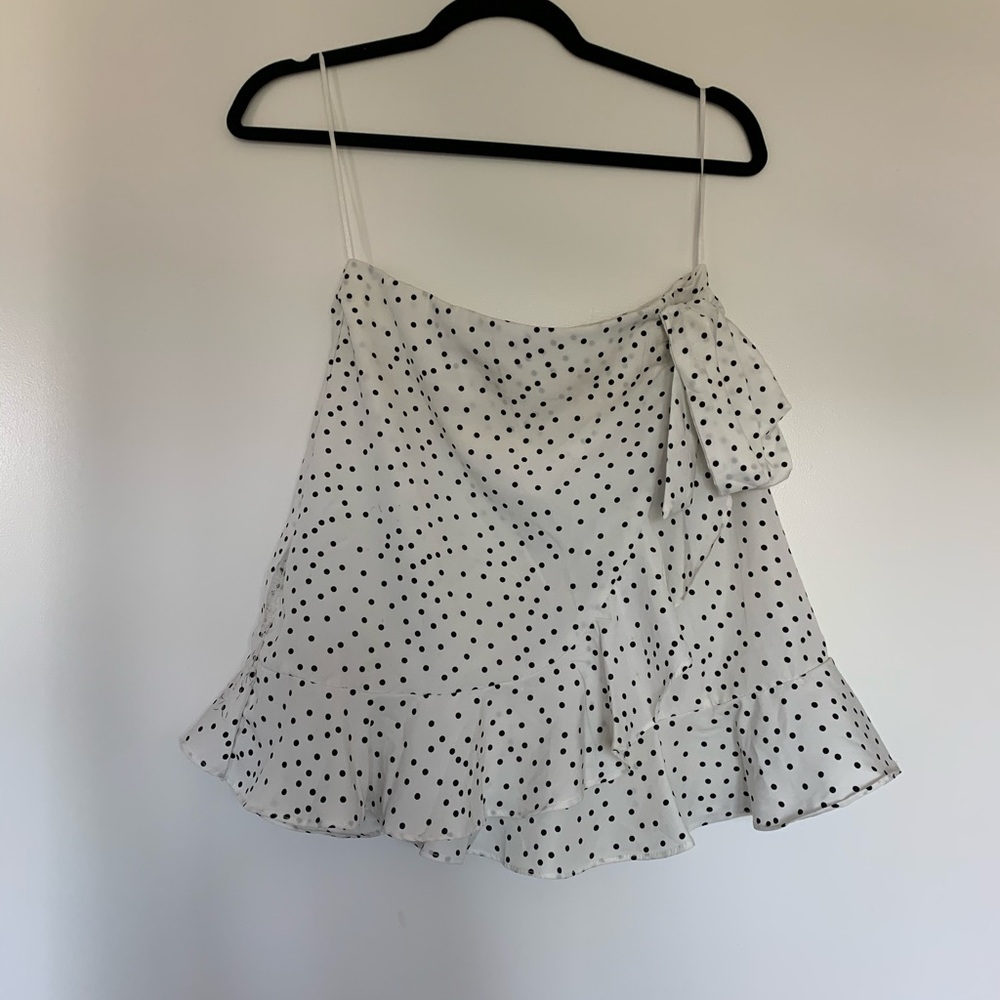 Princess Polly Polka Dot Wrap Skirt